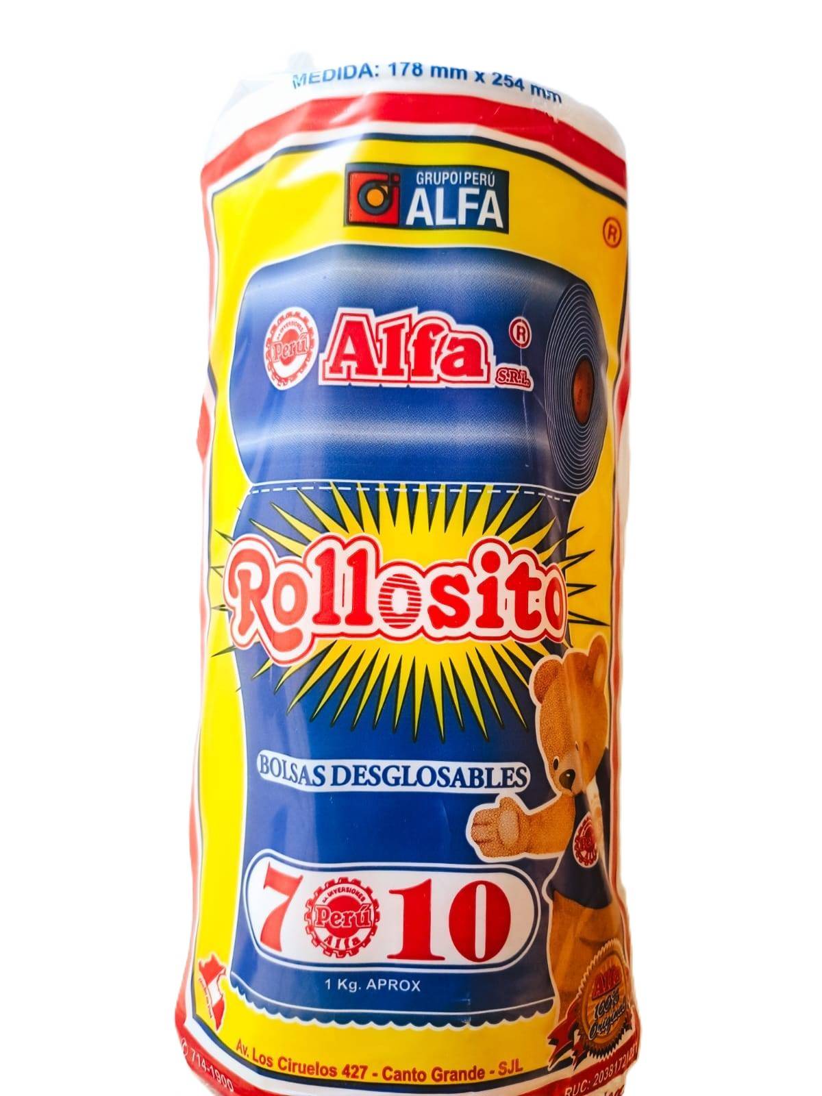 7-X-10 Bolsa Rollo 7 x 10 Alfa - Imagen 1