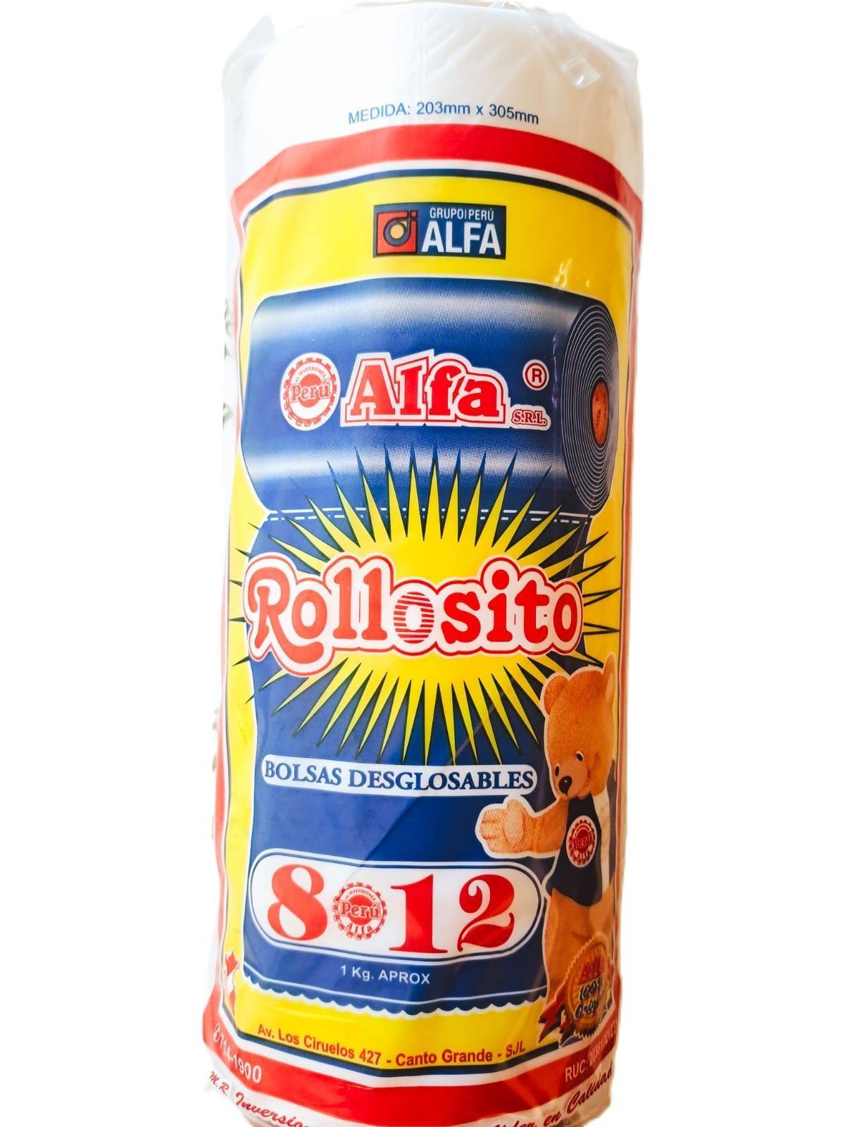 8-X-12 Bolsa Rollo 8 x 12 Alfa - Imagen 1