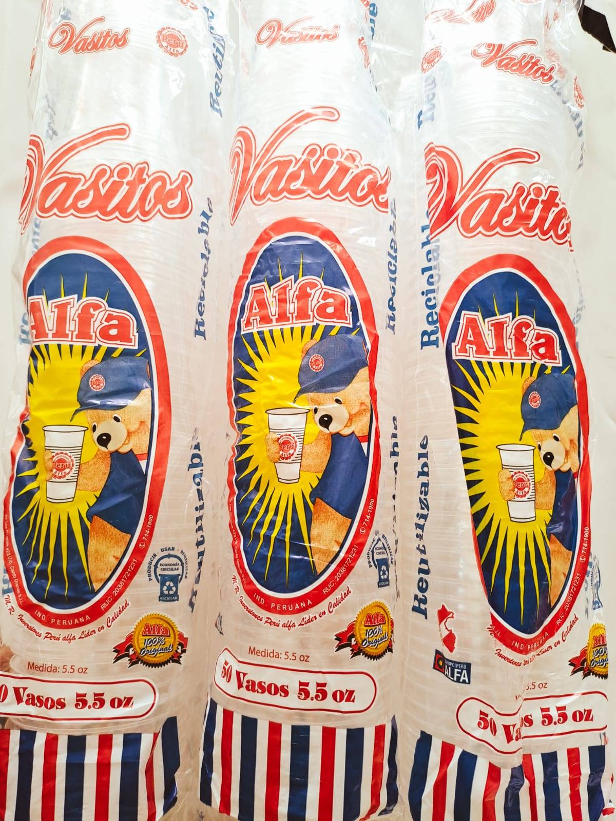 VASOS Vasos Descartables 5.5 oz Alfa - Imagen 1