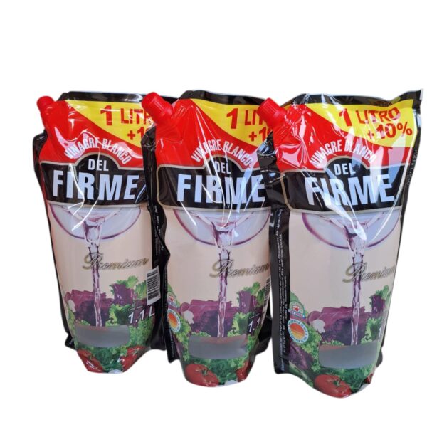 Vinagre Del Firme Sachet Blanco 1100 Ml